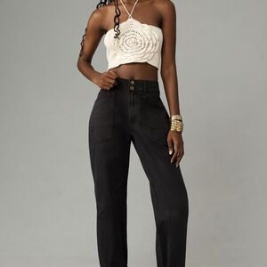 PILCRO The Wanderer Mid-Rise Relaxed-Leg Pants